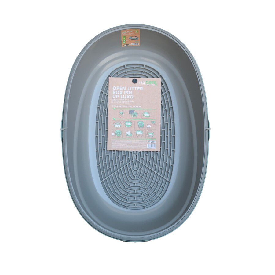 Nice Care Eco Caixa de areia Redonda azul para gatos, , large Imagem n&uacute;mero 7